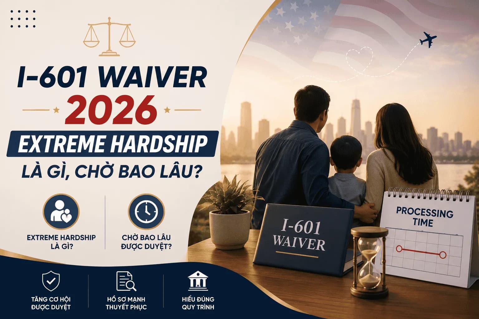 I-601 Waiver 2026 Extreme Hardship Là Gì, Chờ Bao Lâu?