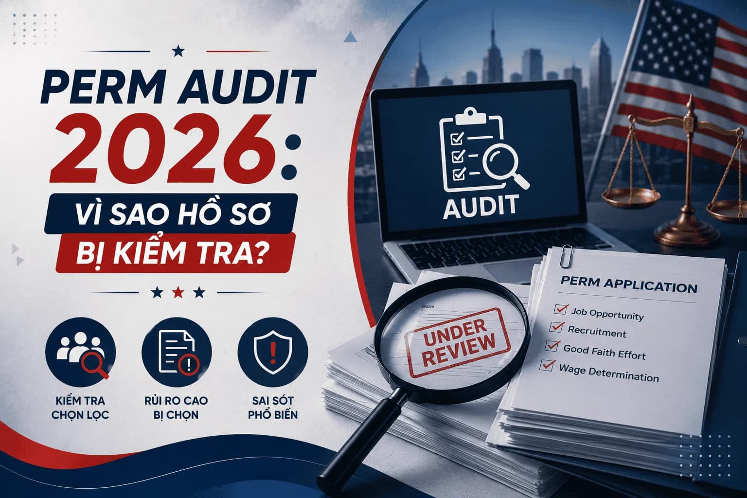 PERM Audit 2026: Vì Sao Hồ Sơ Bị Kiểm Tra?
