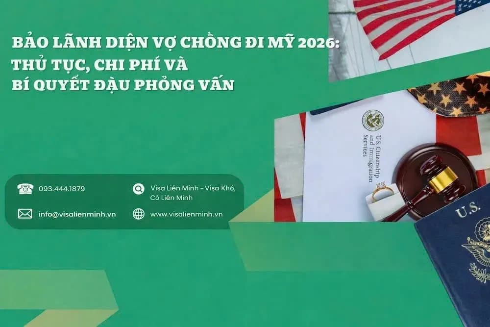 Bảo Lãnh Vợ Chồng Đi Mỹ 2026: Chi Phí Và Thời Gian