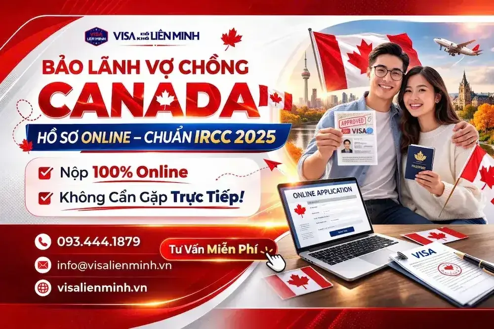 Bảo Lãnh Vợ Chồng Canada Online 2026: Hồ Sơ, Quy Trình & Thời Gian Xử Lý