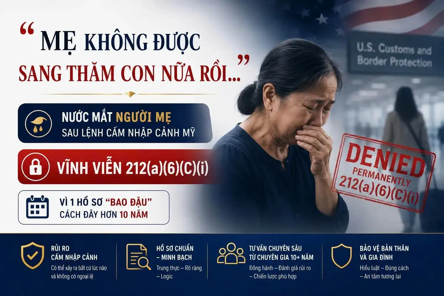 Khai Gian Hồ Sơ Visa Mỹ 2026: Vì Sao Bị Cấm Vĩnh Viễn?