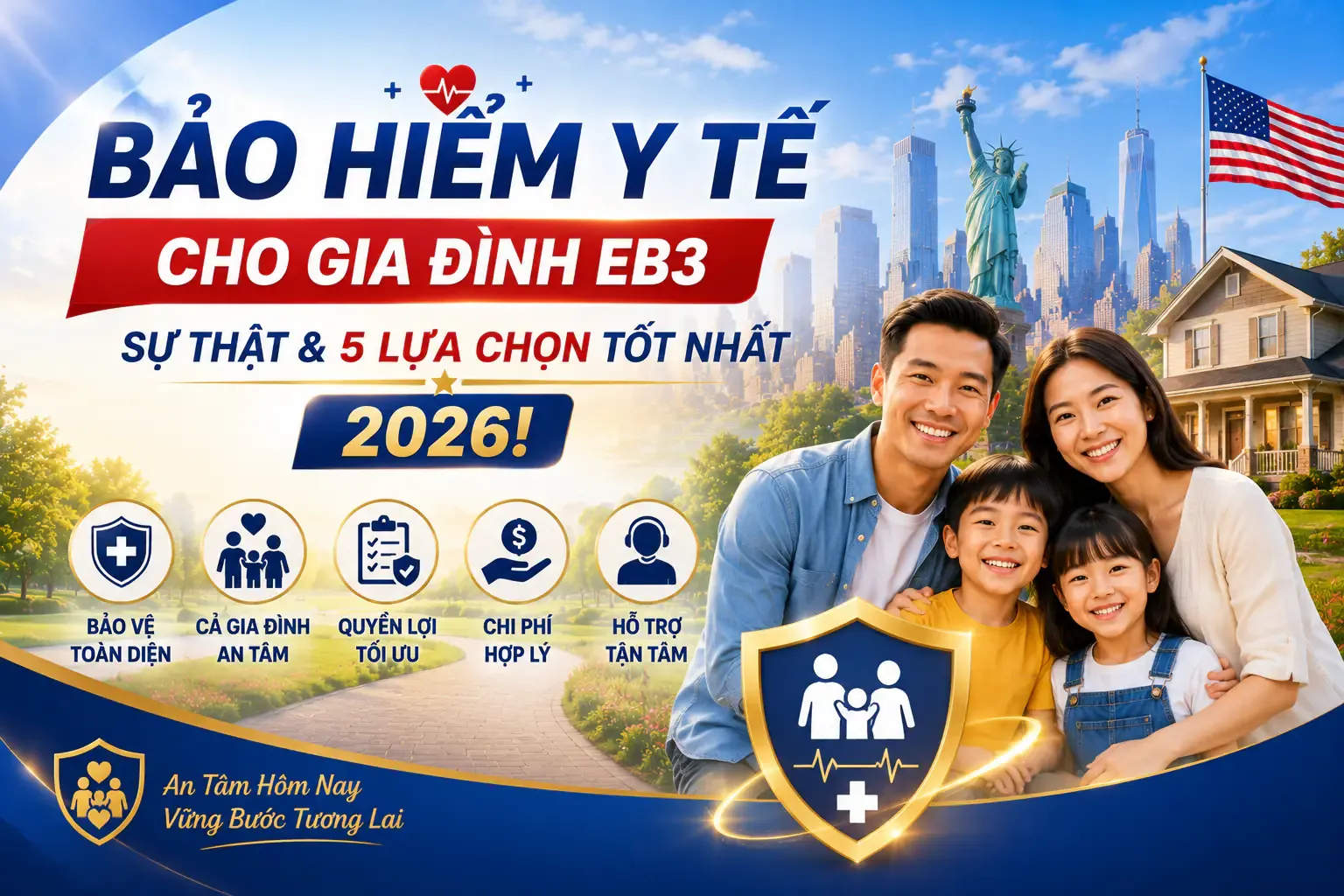 Bảo Hiểm Y Tế Cho Gia Đình EB3: Sự Thật & 5 Lựa Chọn Tốt Nhất 2026!