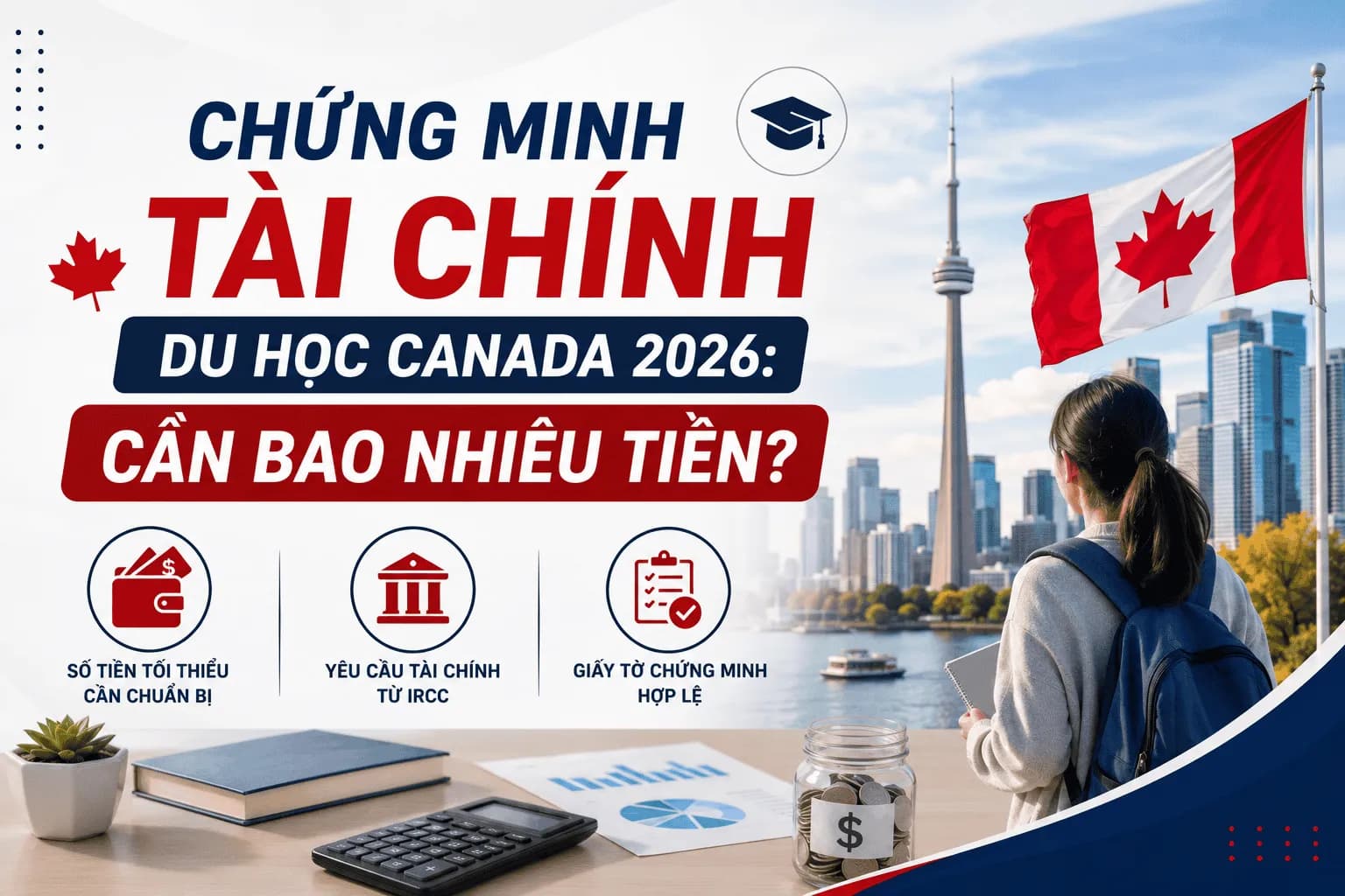 Chứng Minh Tài Chính Du Học Canada 2026: Cần Bao Nhiêu Tiền?