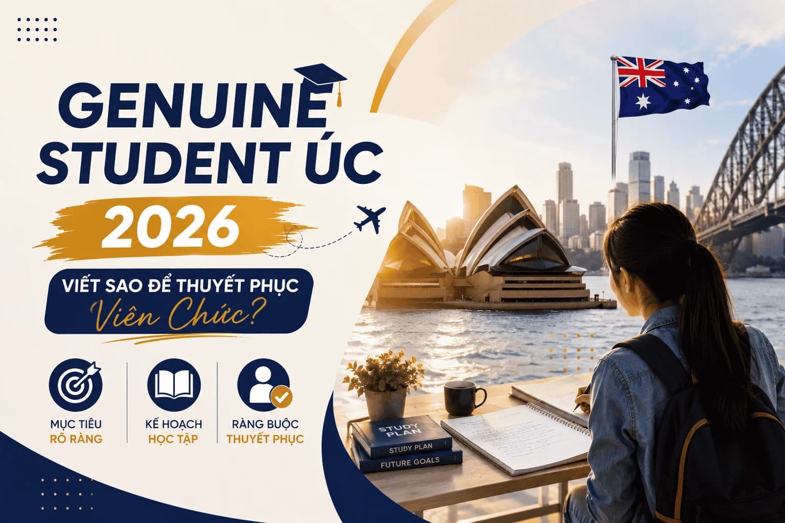 Genuine Student Úc 2026: Viết Sao Để Thuyết Phục Viên Chức?