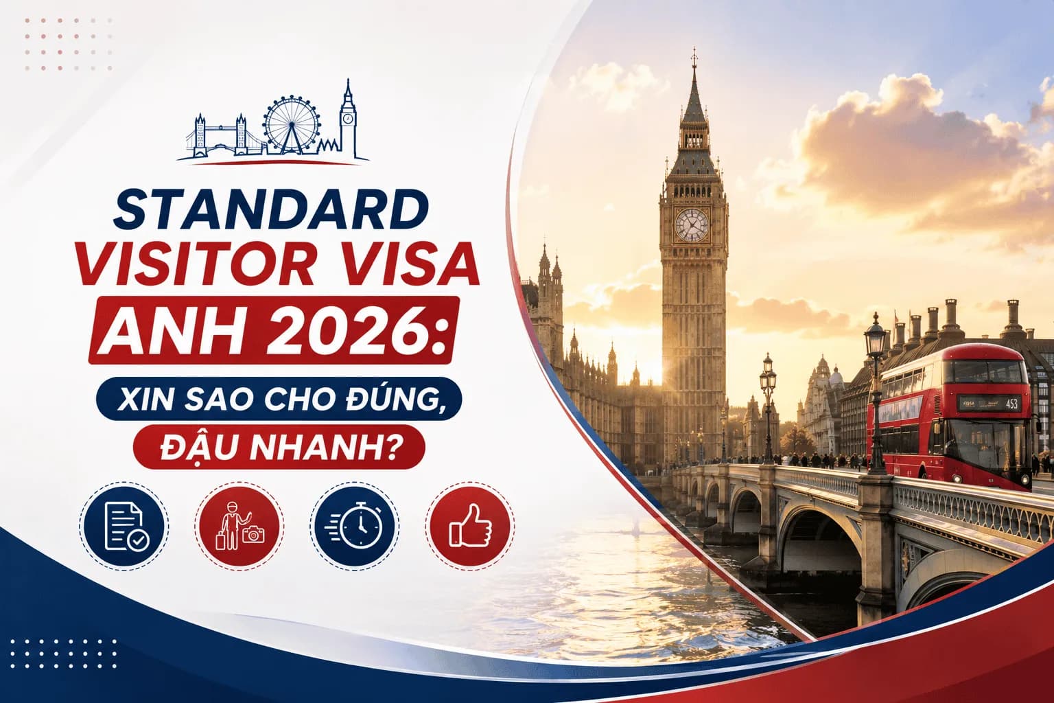Standard Visitor Visa Anh 2026: Xin Sao Cho Đúng, Đậu Nhanh?