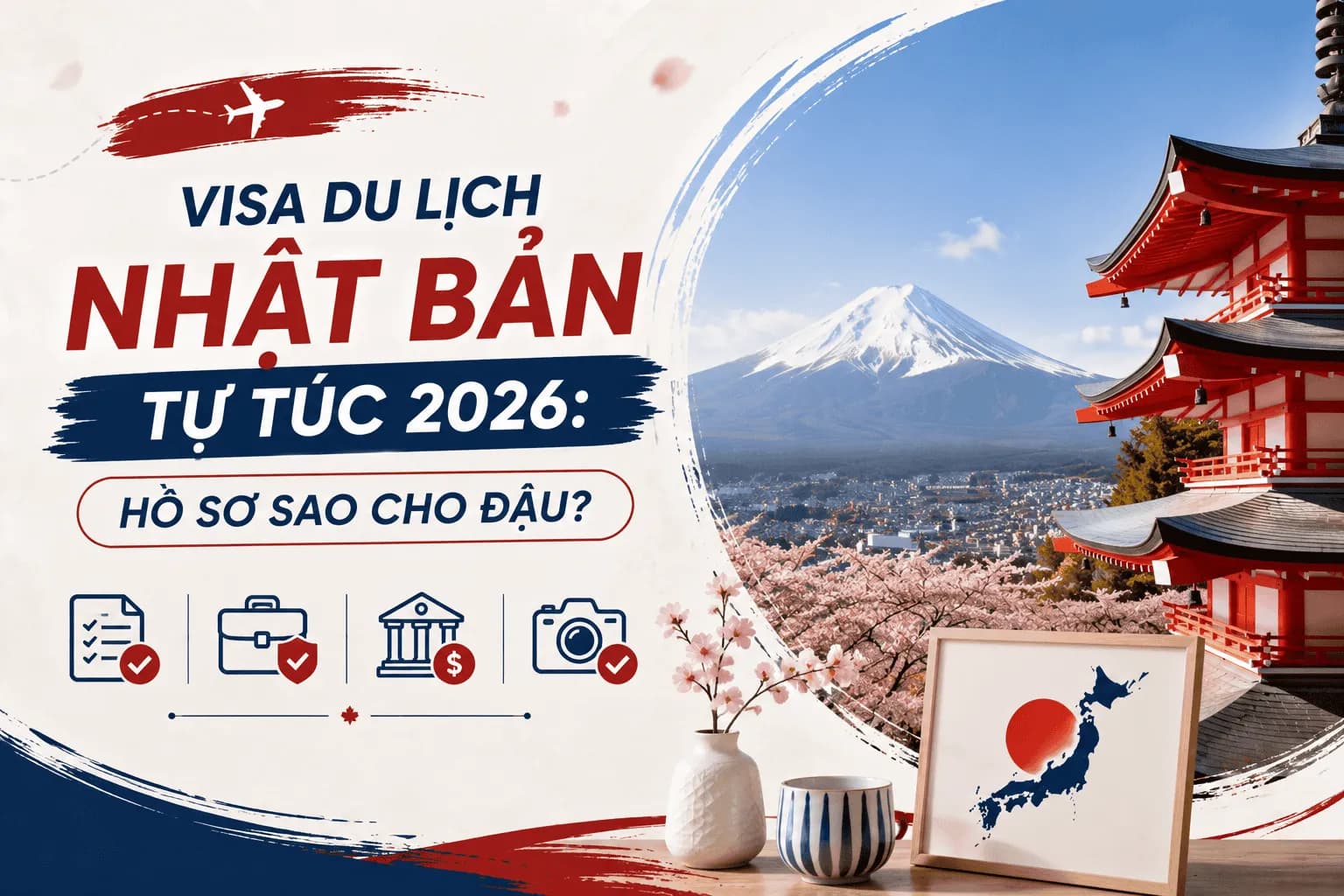 Visa Du Lịch Nhật Bản Tự Túc 2026: Hồ Sơ Sao Cho Đậu?