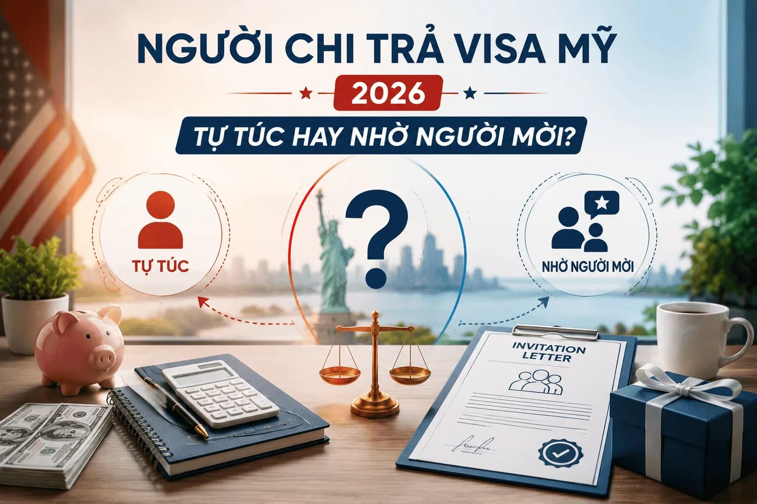 Người Chi Trả Visa Mỹ 2026: Tự Túc Hay Nhờ Người Mời?
