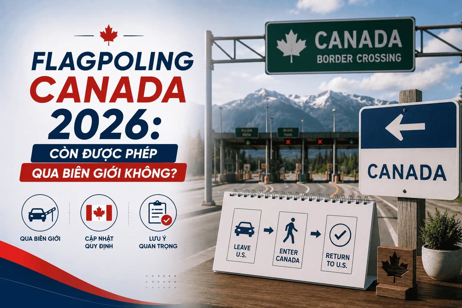 Flagpoling Canada 2026: Còn Được Phép Qua Biên Giới Không?