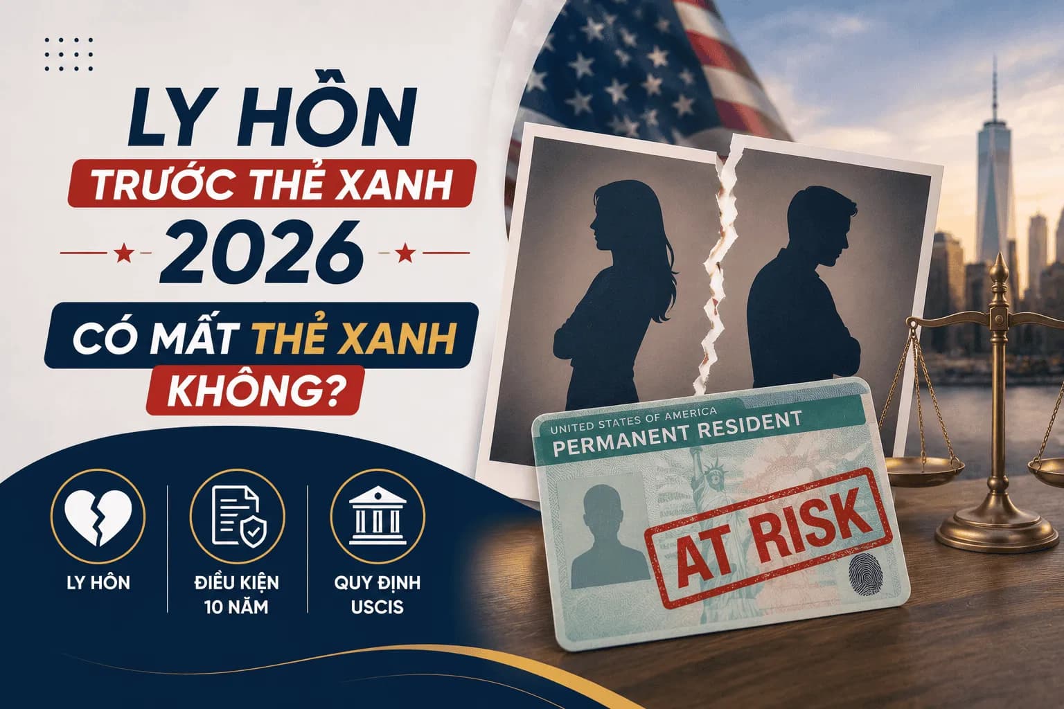 Ly Hôn Trước Thẻ Xanh 2026: Có Mất Thẻ Xanh Không?