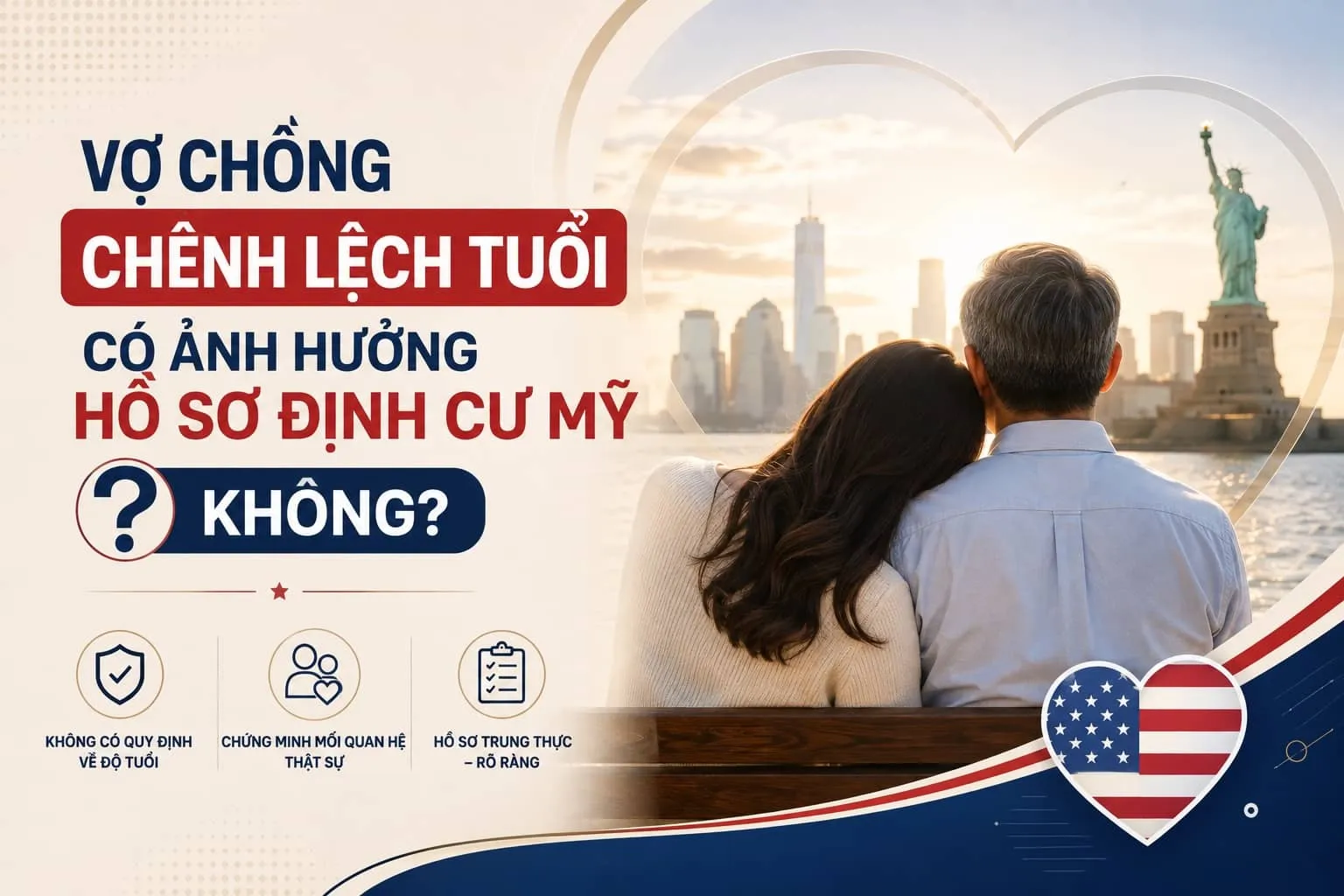 Vợ Chồng Chênh Lệch Tuổi Có Ảnh Hưởng Visa Định Cư Mỹ Không? 2026