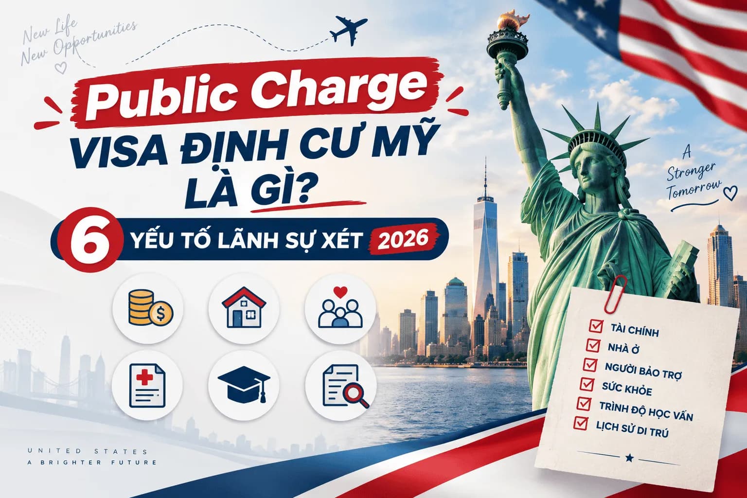 Public Charge Visa Định Cư Mỹ Là Gì? 6 Yếu Tố Lãnh Sự Xét 2026