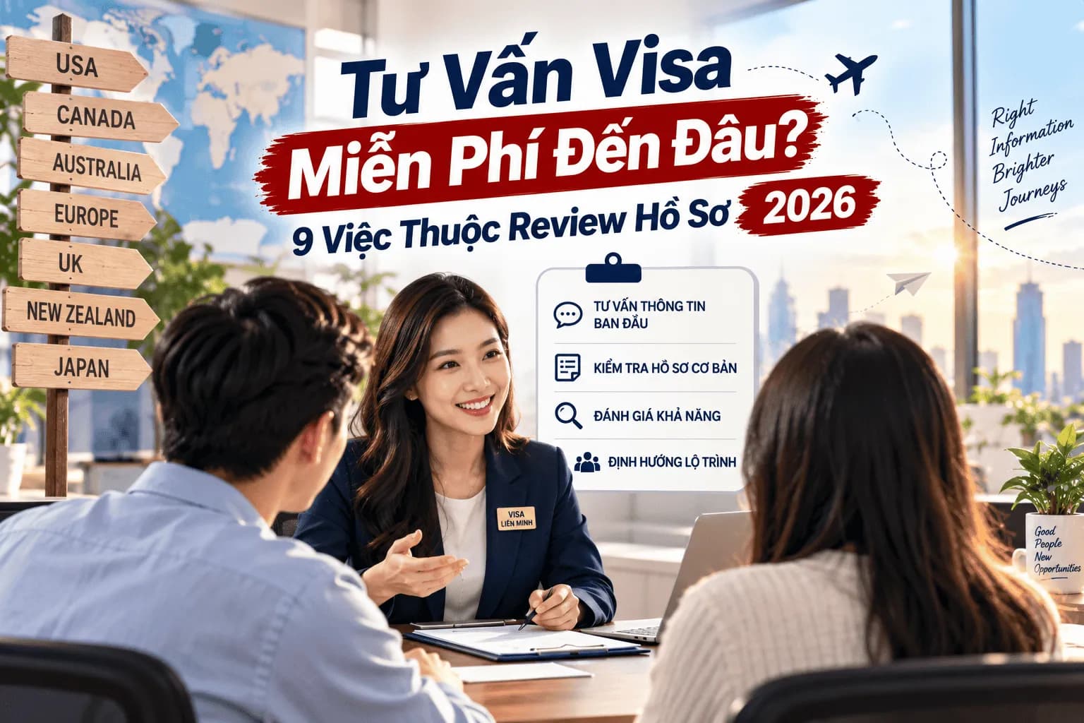 Tư Vấn Visa Miễn Phí Đến Đâu? 9 Việc Thuộc Review Hồ Sơ 2026