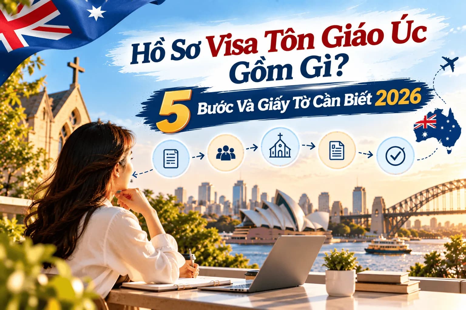 Hồ Sơ Visa Tôn Giáo Úc Gồm Gì? 5 Bước Và Giấy Tờ Cần Biết 2026