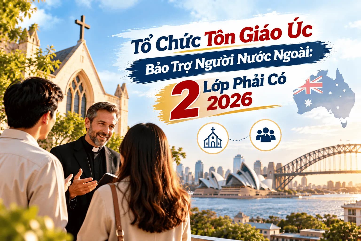 Tổ Chức Tôn Giáo Úc Bảo Trợ Người Nước Ngoài: 2 Lớp Phải Có 2026