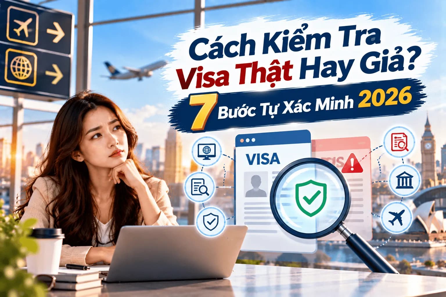 Cách Kiểm Tra Visa Thật Hay Giả? 7 Bước Tự Xác Minh 2026