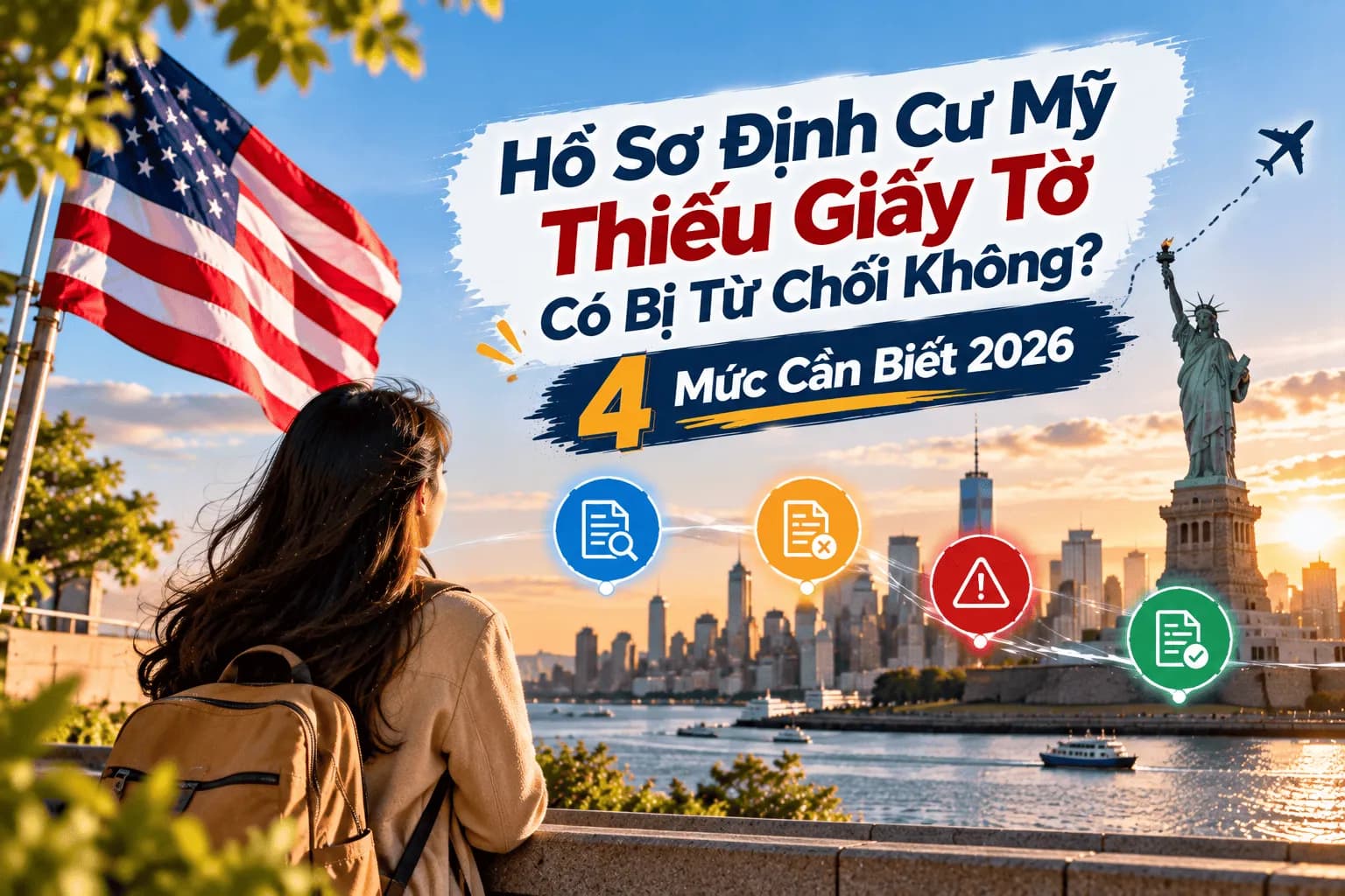 Hồ Sơ Định Cư Mỹ Thiếu Giấy Tờ Có Bị Từ Chối Không? 4 Mức Cần Biết 2026