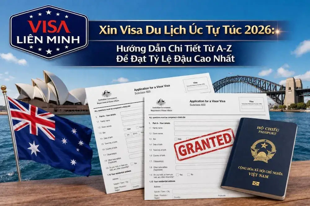 Xin Visa Du Lịch Úc Tự Túc 2026: Hướng Dẫn Chi Tiết Từ A-Z Để Đạt Tỷ Lệ Đậu Cao Nhất