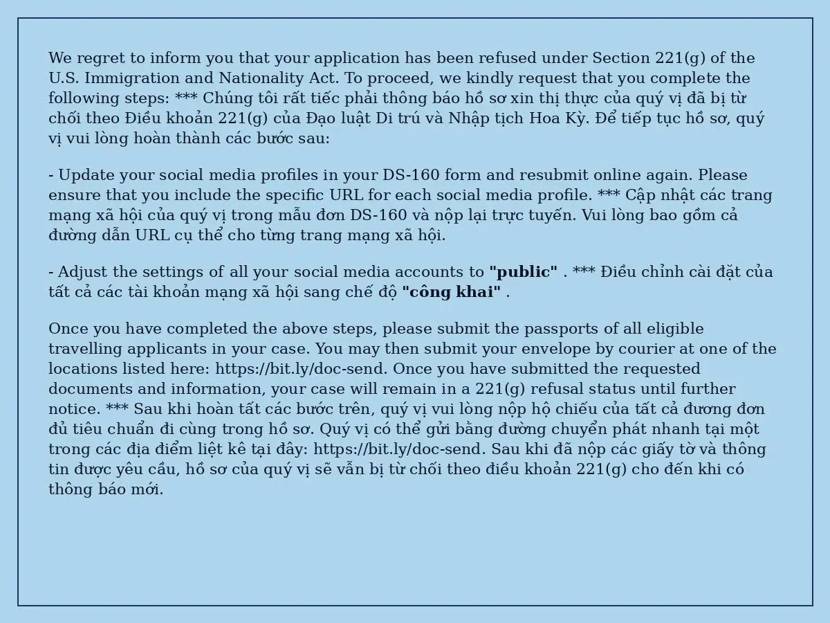định cư Mỹ diện vợ chồng — 221g