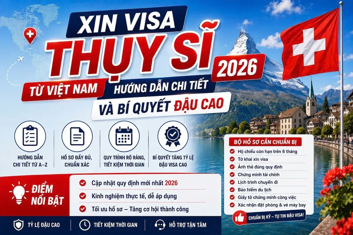 Xin Visa Thụy Sĩ